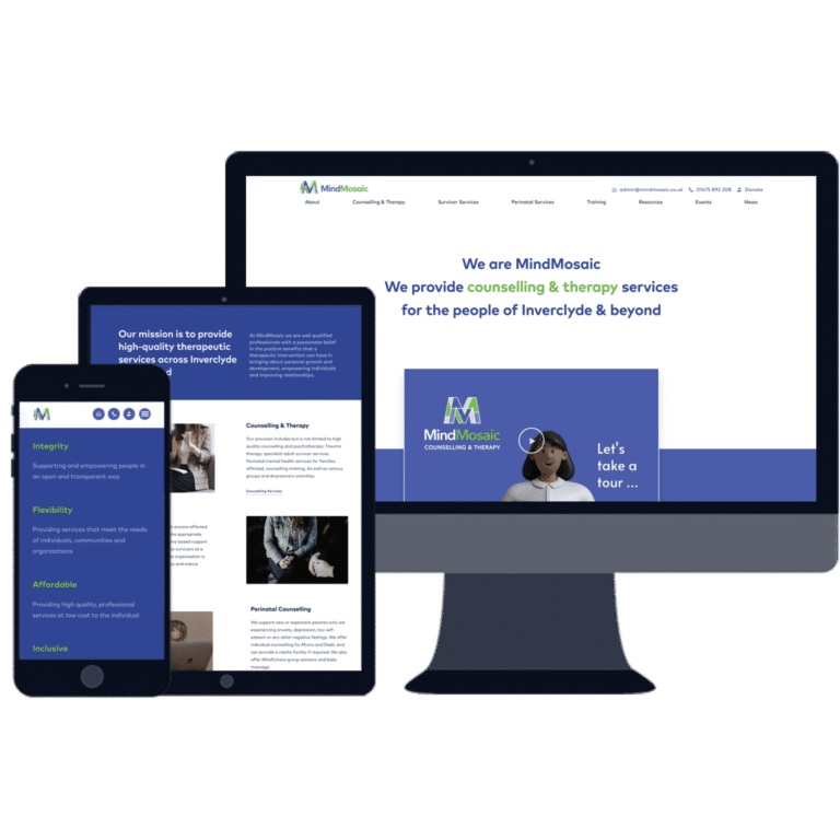 Custom business website Glasgow designed by Design Hero